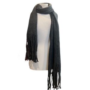 BNWT - LUCKY BRAND SOLID BRUSHED SCARF DARK GRAY